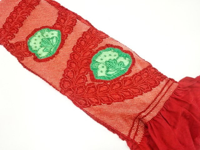 JAPANESE KIMONO / OBIAGE FOR FURISODE / SHIBORI / SILK